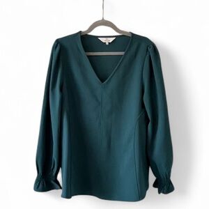 LaRoque Julia top, dark peacock Green